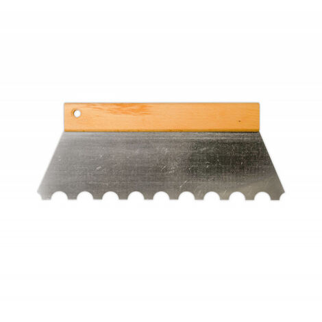 Edma – Peigne à colle demi-lune 300 mm pour surfaces variées – Application uniforme de colle – 255555 (1/2)