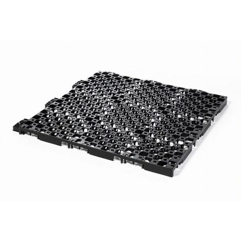 Plaque drainbase 60x60 cm H.30mm 100% PEHD – Antidérapante pour gazon artificiel – Capacité de rétention 30L/m² – PDB6060 – Green (1/2)
