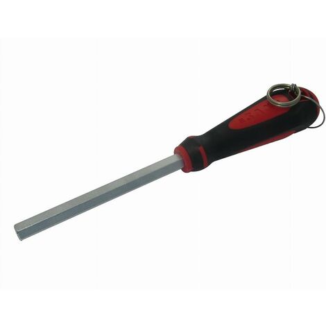 Clé à douille emmanchée bimatiere 6 pans 10 mm avec clip inox fme SAM - 291T10FME (1/3)