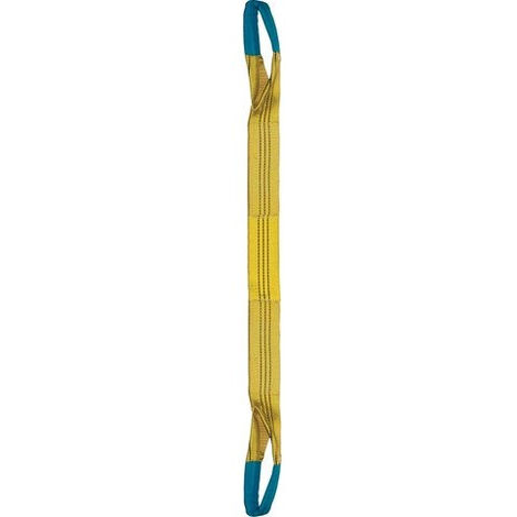 Elingue sangle double LEVAC - 90 mm - CMU 3T - Boucles repliées - Coeff.1/7 - L.6 m - 4822C60 (1/2)