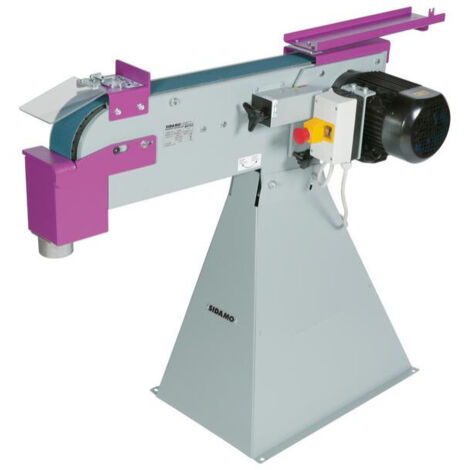 Sidamo – Ponceuse à bande 2200W TRI – Socle inclus – Vitesse 2800 tr/min – Largeur bande 75mm – Longueur bande 2000mm – 20105028 - BG753 (1/3)