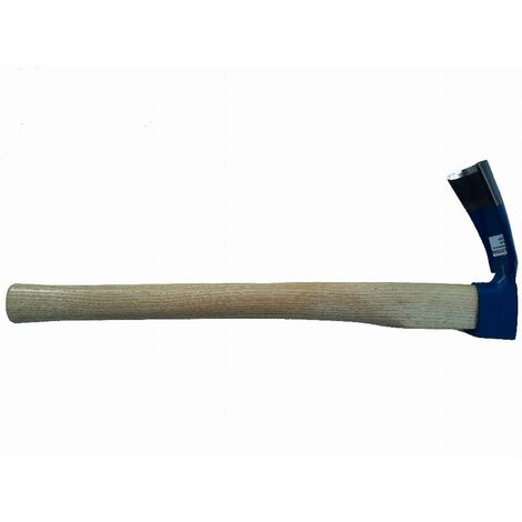 Herminette gouge 8 x 60 cm pour façonnage bois – Manche frêne professionnel – Lame creuse pour dégrossissage – 119HC600 – Emile Peyron (1/2)