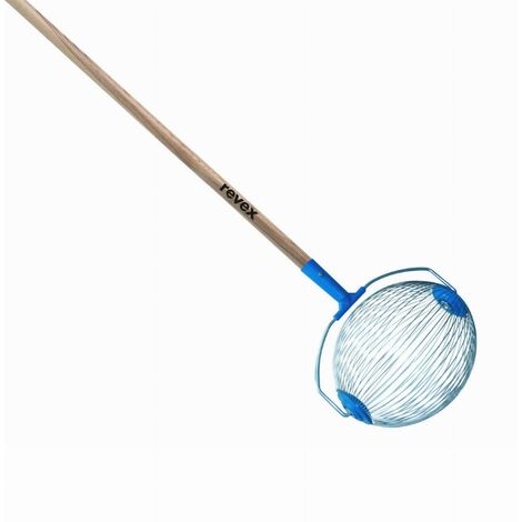 Revex – Ramasse noix – Outil de récolte 210 mm – Manche en bois – Collecte facile sans se baisser – Poids léger 1,22 kg (1/2)