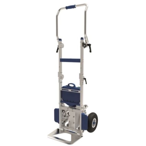 Matisère – Diable monte-escaliers électrique repliable 170 kg – Châssis aluminium – Roues increvables Ø260 mm – Indice de protection IP54 (1/5)