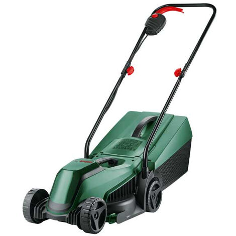 Bosch – Tondeuse à batterie 18V pour petits jardins – Largeur de coupe 32 cm – 3 hauteurs de coupe – Guide-herbes – 6008B9B02 (1/4)