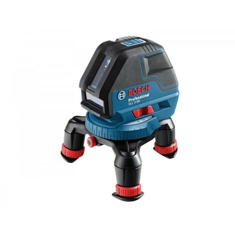 Bosch – Laser en croix 635nm – Portée 10m – Classe laser 2 – Précision ±0,3mm/m – Étanchéité IP54 – Mini-trépied inclus