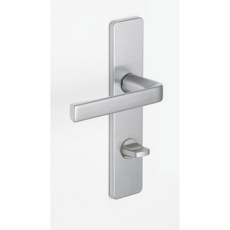 Vachette – Plaque de fixation 190x42 mm – Entraxe 165 mm – Polyamide renforcé – Finition anodisée – Design ergonomique pour portes 40 mm
