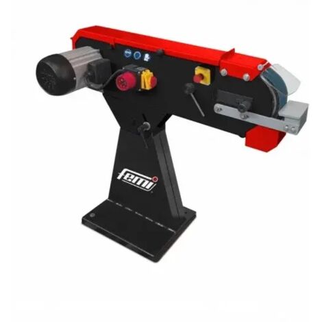 Ponceuse à bande horizontale FEMI avec socle - Monophasé 2200W Bande 75x2000 mm - 8265020 (1/3)