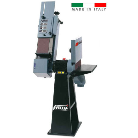 Combi ponceuse à bande / ponceuse à disque FEMI avec socle - Triphasé 1600W Bande 150 x 1750 mm - 8286232 (1/2)