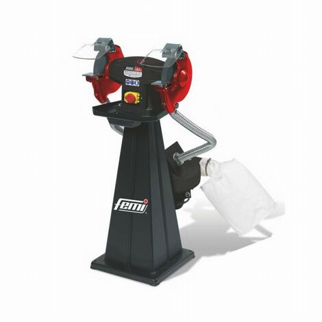 Touret FEMI 193/M EVO - 1100 W Triphasé - Ø 200x30x20 mm - Avec meules - 8003532 (1/2)
