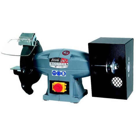 Touret combiné FEMI 163/M EVO - 2200 W Triphasé - Ø 300x40x30 mm - Avec meule, sans brosse - 8028731 (1/2)