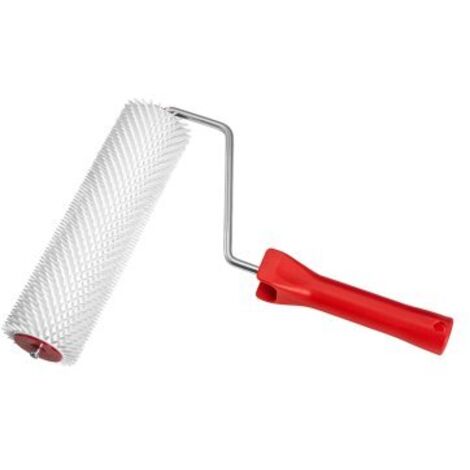 L'Outil Parfait – Rouleau débulleur 180 mm pour peintures de sol et résines époxy – Pointes plastiques pour micro perforations – 1880580