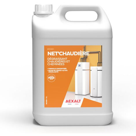 Dégraissant chaudières et cheminées, Net chaudière 5L - AEXALT - NC443 (1/2)