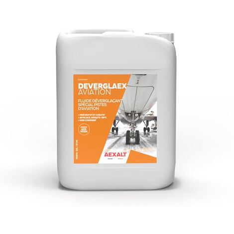Fluide déverglaçant spécial pistes d'aviation, Deverglaex aviation, 20L - AEXALT - FD674 (1/2)