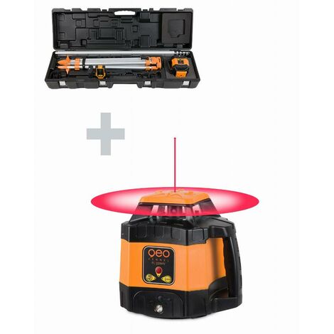 Pack laser rotatif FL 220HV + trépied + mire + valise GEO FENNEL - 220000-BC (1/5)