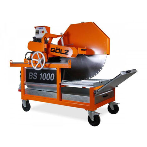 Scie électrique triphasée de maçon 400V 7.5kW – Disque 1000mm pour béton armé – 2829002020 – Golz (1/4)