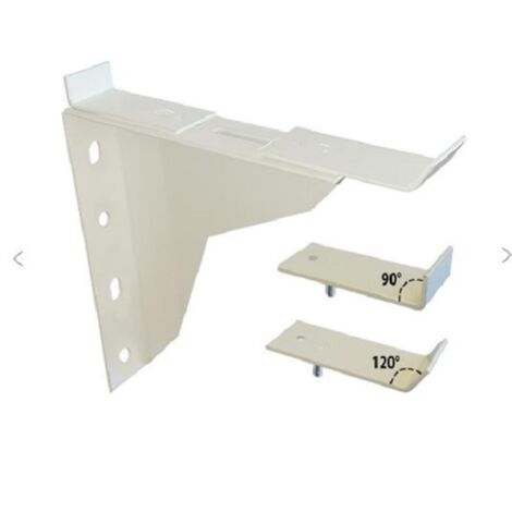 Plombelec – Console ING fixation lavabo collectif réglable 180 à 255 mm – Finition peinture epoxy blanche – A186300