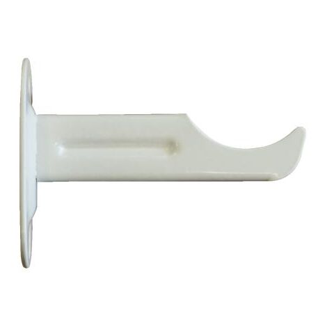 Ing Fixations – Support radiateur en fonte type rideau 135 mm – Finition époxy blanc – Installation sécurisée avec chevilles adaptées