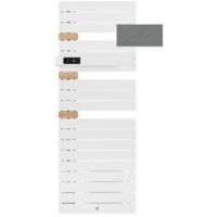 Sèche-serviettes Allure 3 virtuose mat droite avec soufflerie 1750W gris menhir (483110)