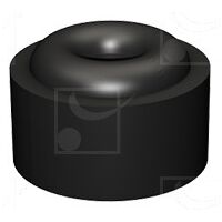 Mantion – Butoir de portail caoutchouc 50x45mm – Fixation par vis – Résistant aux intempéries – Pour bois dur et métal