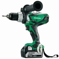 Hikoki – Perceuse à percussion 18V 5Ah Li-ion – Couple 92Nm – Mandrin auto-serrant 13mm – Coffret HitCase inclus - DV18DSDLWPZ
