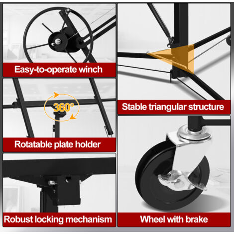 Sollevatore Per Pannelli Gorilla Gripper - Pinza Ergonomica Per Cartongesso, Compensato, Fino A 160kg - Foto 7