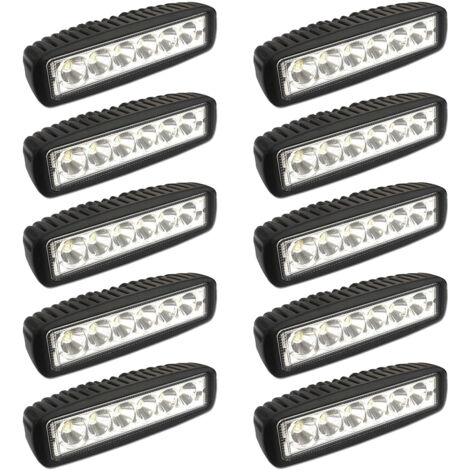 Fari LED Lavoro 102W Per Trattore E Camion - 12V/24V, Impermeabili IP68 - Doppio Kit Con Supporti - Foto 13