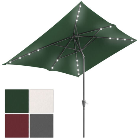 Gecheer Ombrellone,da Sole,Parasole,Inclinabile,Rettangolare,Antracite,con Palo in Metallo,200x300 cm,Ombrellone da Giardino,Ombrellone da Patio,Ombrellone da Terrazzo,Piscina,Mare