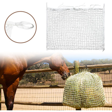 Majestic Ally Rete da Fieno Molto Robusta con Fori da 5,1 x 5,1 cm