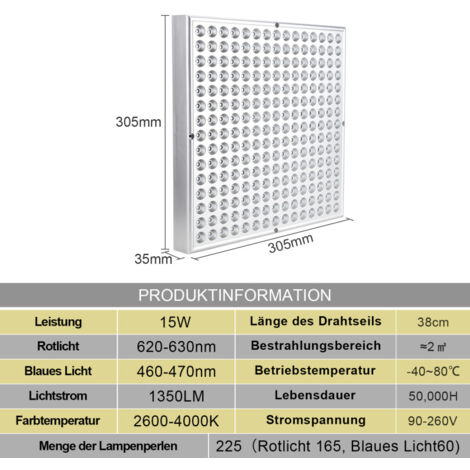 Lampada Per Piante VAYALT 500W LED - Spettro Completo Con IR Per Coltivazione Indoor - Foto 8