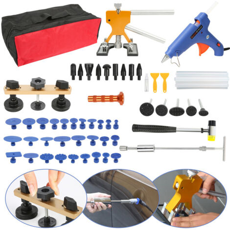Mini estrattore per riparazione ammaccature auto, ventosa, pannello per