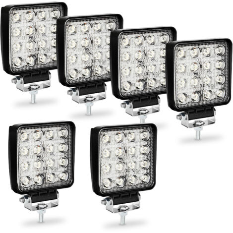 SWANEW Faro da Lavoro 2 X 48W Piazza Fari Led 12V 24V Fari di