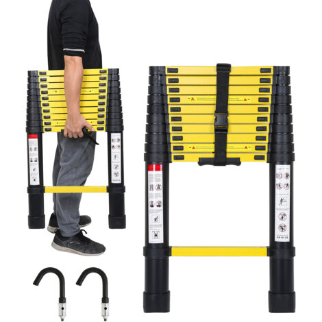 Scala Telescopica, Scaletta, Scala Multiuso, Scala Pieghevole Fino A 150 Kg Scala Multifunzione 1 9 1 9 M 3 8 M 90485963