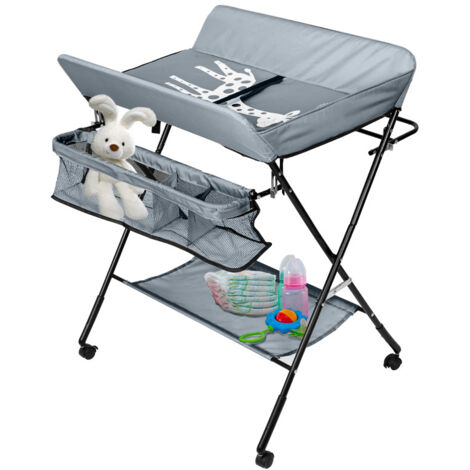 Cesta Fasciatoio Neonato Pieghevole SEBRAM - Con Materassino Impermeabile E Borsa, Stile Boho Verde - Foto 4