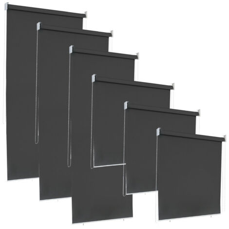 TolleTour tenda verticale 140 x 140 cm tenda da sole per balcone, tenda verticale resistente ai raggi UV, protezione dal vento e schermo per la privacy, in metallo e poliestere, antracite