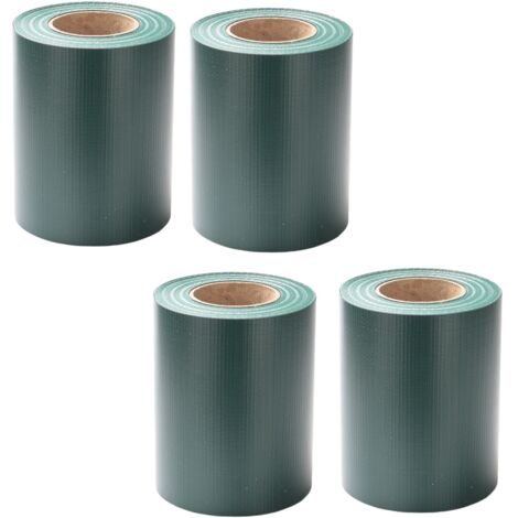 Strisce Frangivista In PVC Per Recinzione – Colore Pietra Pomice, Rotolo Da 35 M X 19 Cm, Con 30 Clip, Per Doppia Asta E Rete Singola