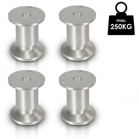 Patas Para Muebles, Soporte Para Sofá, Pata De Armario, Pie Ajustable Para Armario Pata Para Sofa Patas Para Cama Acero Inoxidable 120mm 87219052