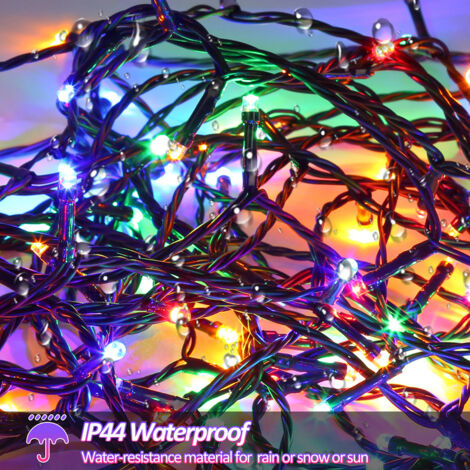 SWANEW Guirnalda luminosa LED 20m 200 LEDs Decoración Navideña – Decoración para Bodas, Navidad, Interior y Exterior Multicolor