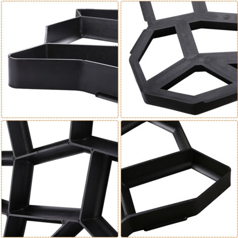 Molde De Piedra Para Estampa Cemento Concreto Patio Jardín | Meses Sin Interés