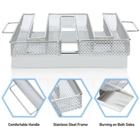 Borniak FireFly Generador De Humo Para Barbacoa: Sabor Ahumado Auténtico En Minutos (Aleación Aluminio-Zinc)