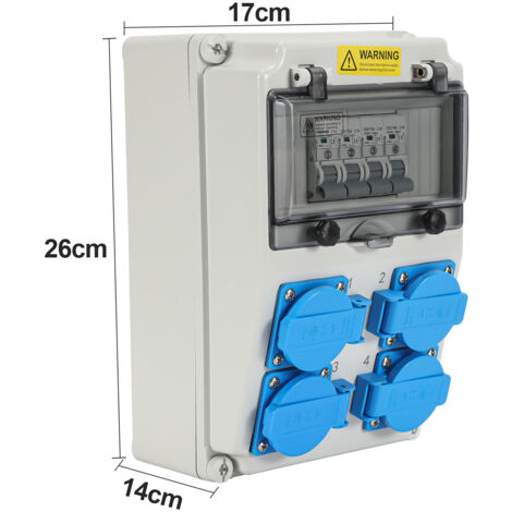 Brennenstuhl 1154857 Distribuidor De Corriente Portátil IP 44