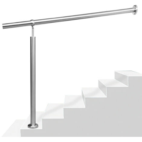 Pasamanos Escalera Pasamanos Wiltec 80 Cm - Acero Inoxidable V2A Para Escaleras Barandilla Escalera