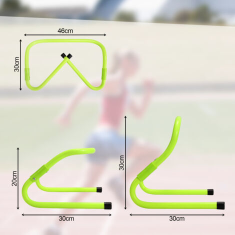 Juego De 5 Vallas De Coordinación - Entrenamiento De Velocidad Y Agilidad, Incluye Bolsa De Transporte