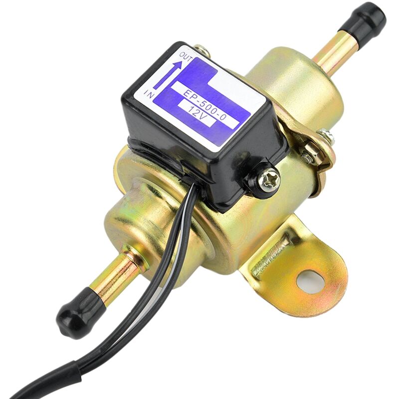 Pompa Carburante Elettrica 24V Universale In Alluminio Con Filtro – Sostituzione Per Auto, Camion E Barche