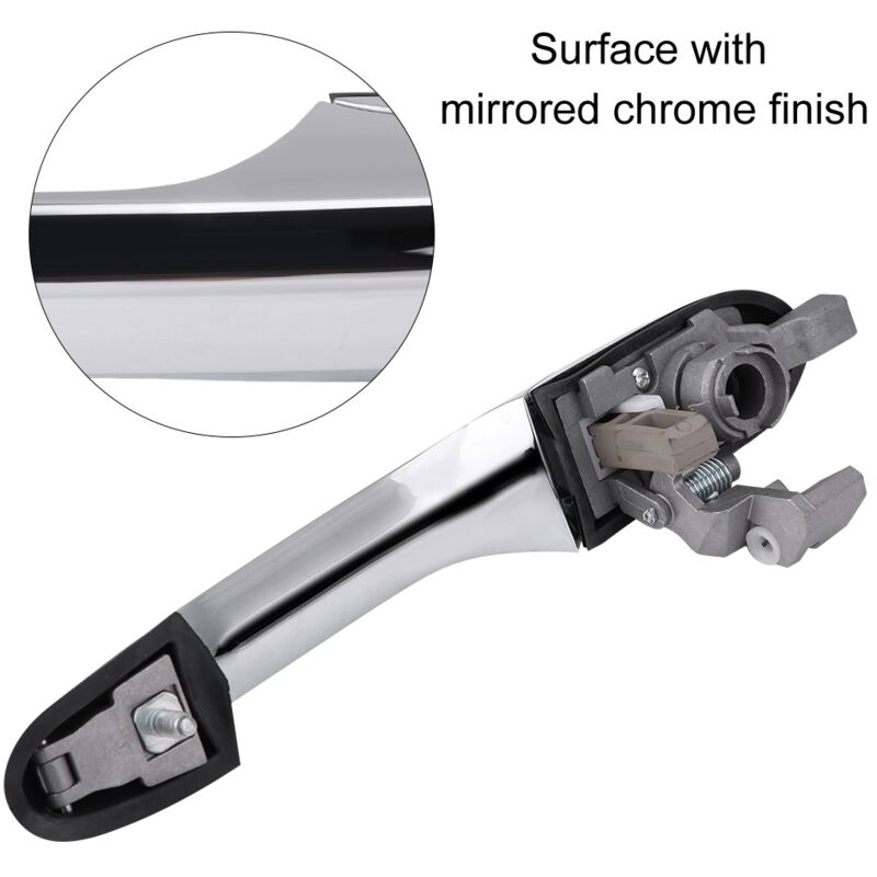 Maniglia Portiera Esterna Per Fiat 500 2007-2016 - Lato Passeggero Sinistro - Foto 6