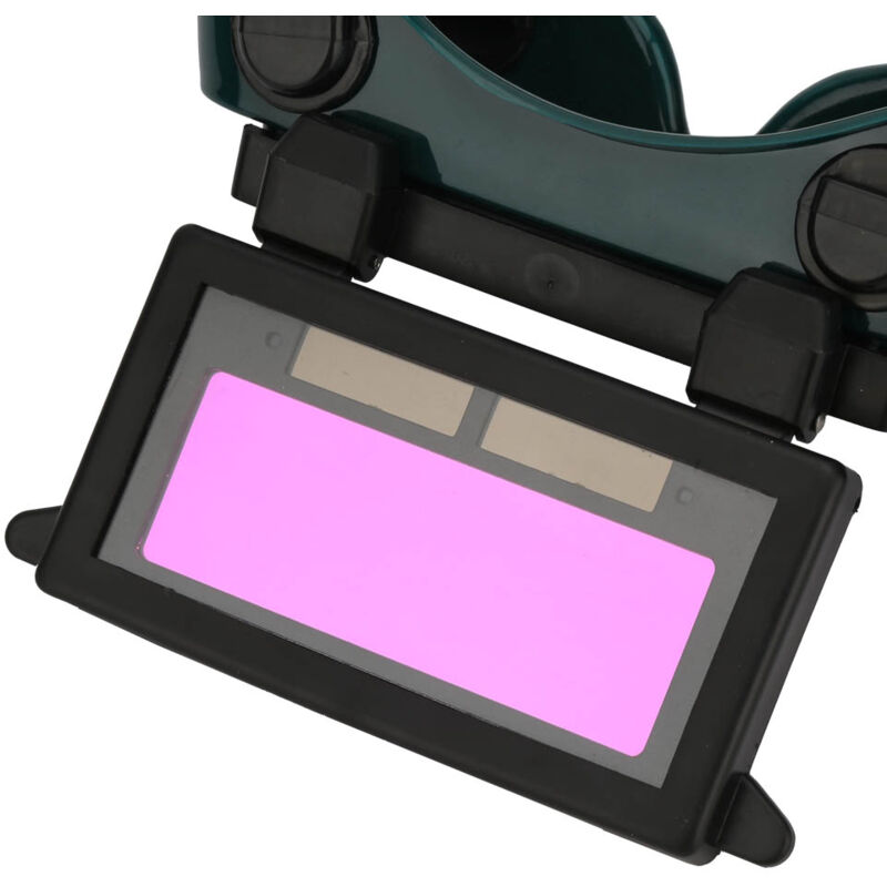 Maschera Per Saldatura Ad Oscuramento Automatico - Occhiali Protettivi Verdi Con Filtro Luce - Anti UV - Foto 10