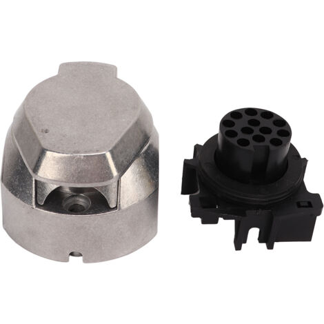 Spina per rimorchio in metallo a 7 pin, connettore maschio impermeabile da 12 V per rimorchio in metallo a 7 pin, per roulotte, camper, auto, barca | Leroy Merlin