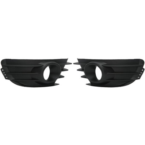 SJLERST 1 paio di paraurti anteriori, fendinebbia, griglia nera, rivestimento fendinebbia, rivestimento di ricambio per Citroen C4 2004-2008