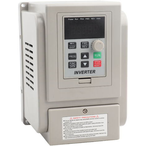SJLERST Regolatore di velocità VFD con azionamento a frequenza variabile monofase 220 V per motore CA trifase da 4 kW (1/5)