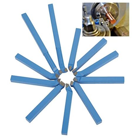 Set 20 Utensili Per Tornio In Metallo Duro - Punta Saldata Per Fresatura